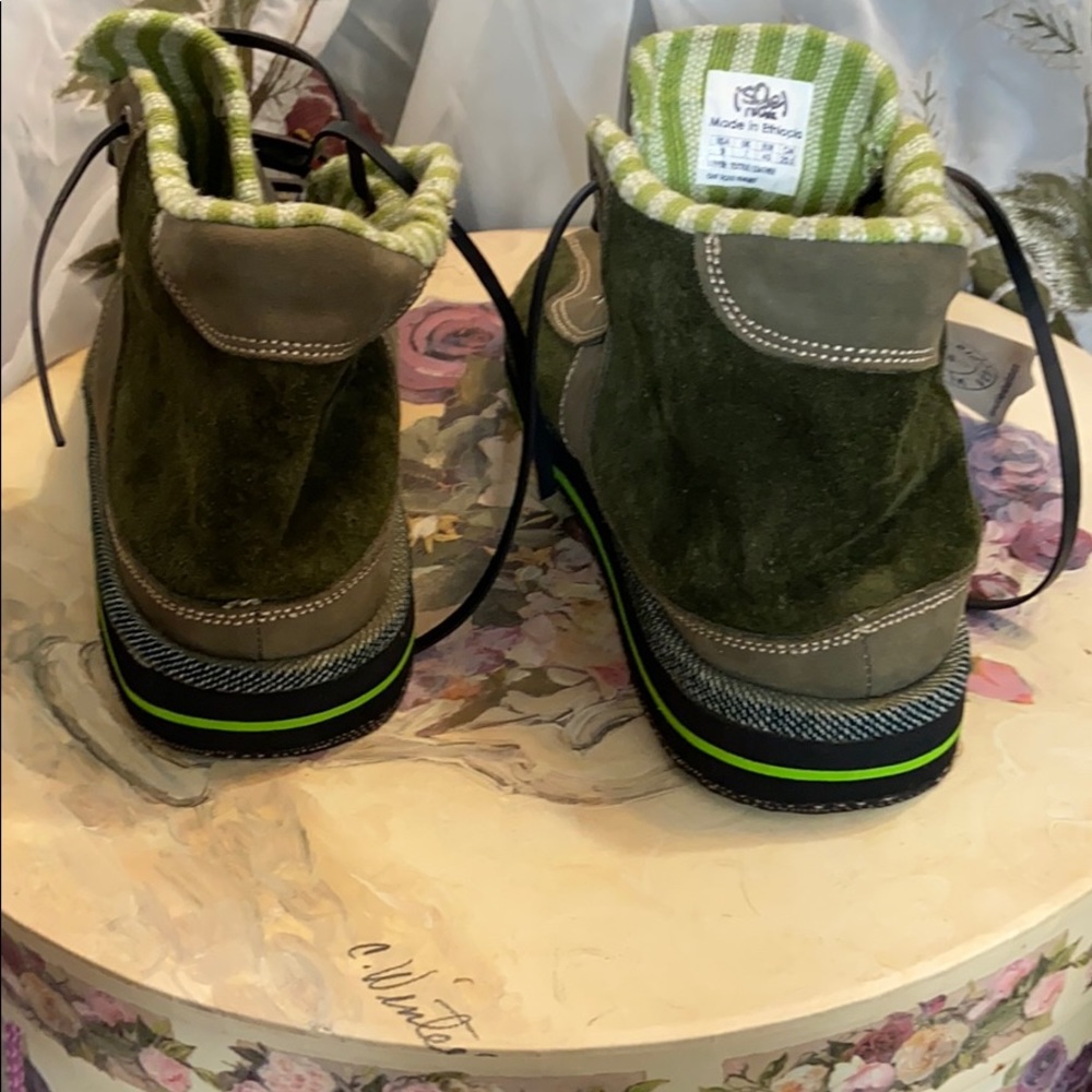 Walk Naked sole rebels green 7 organic/recycled - Picture 3 of 7